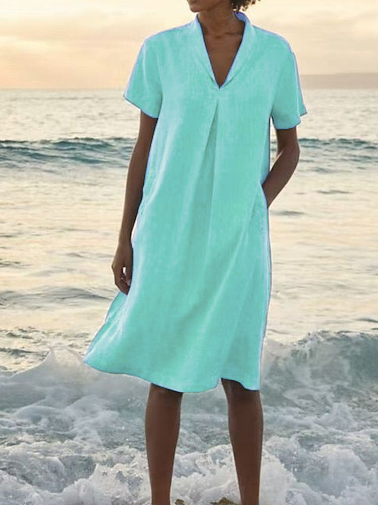 Bella™ – Summer Dress with V-Neck