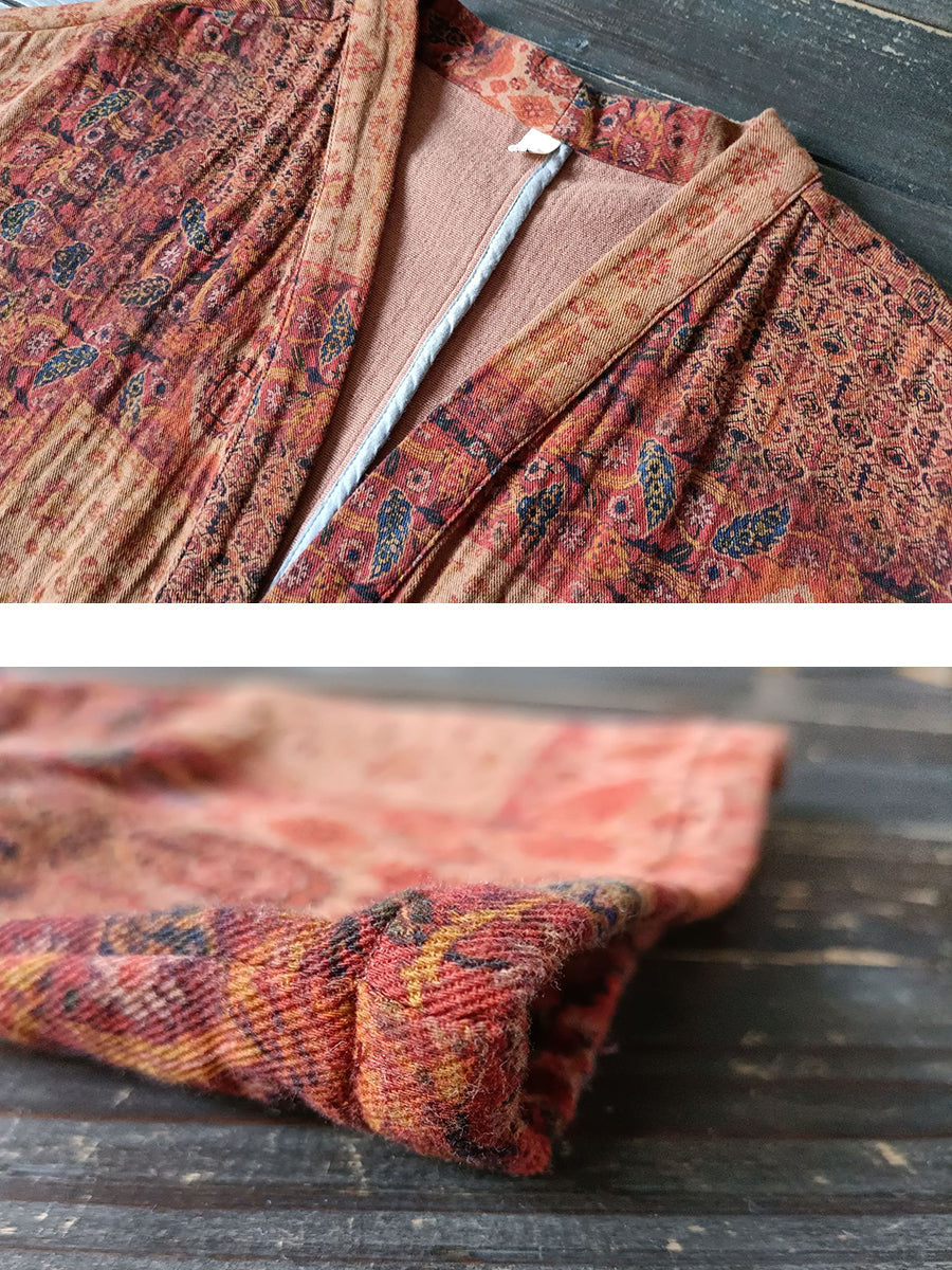 Avery™ - Ethnic Printed Loose Coat