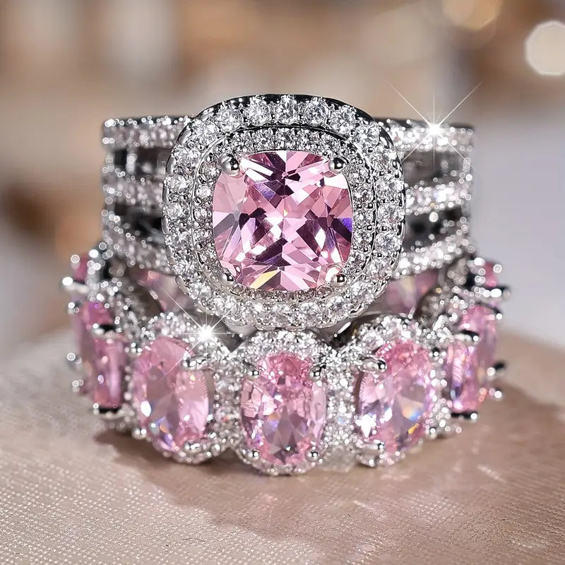 Elegant Sparkling Ring | Together against Breast Cancer