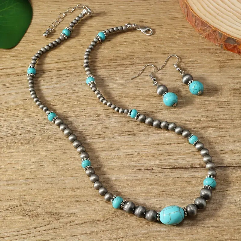 Turquoise Necklace Set | Together against diabetes