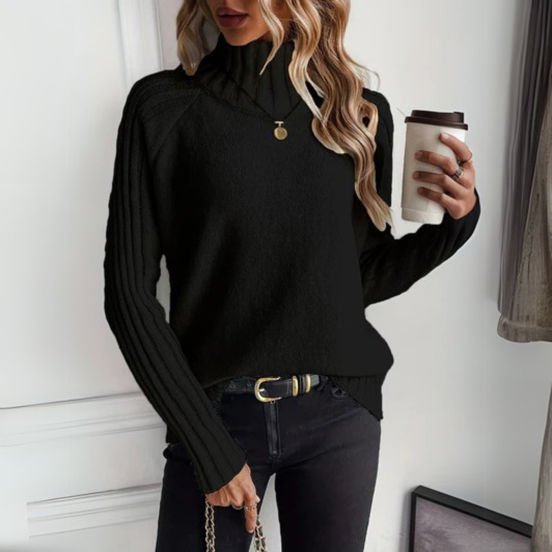 Hannah™ Elegant Turtleneck Sweater