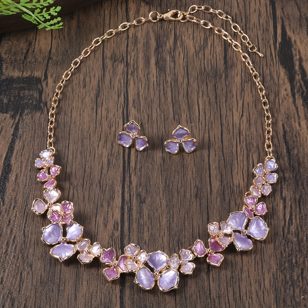 Floral Elegance Necklace Set | Together against Breast Cancer