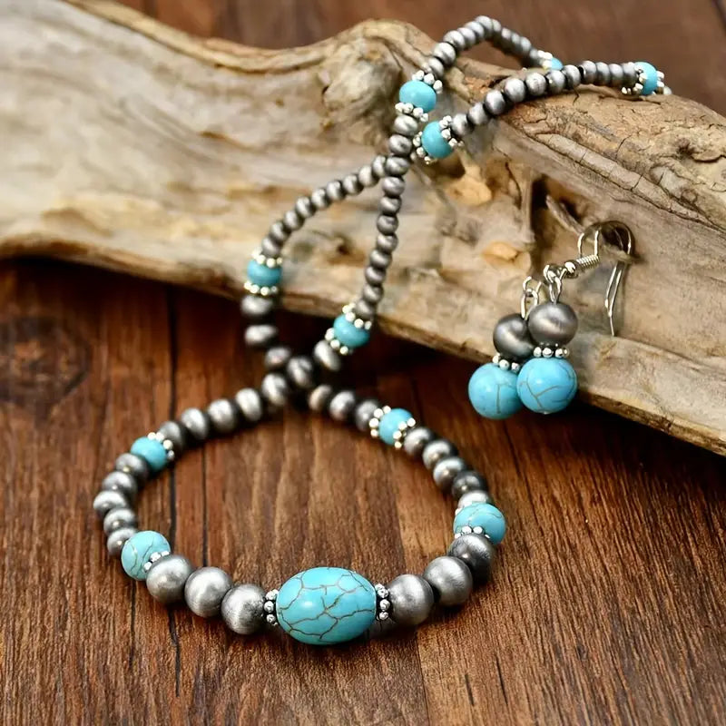 Turquoise Necklace Set | Together against diabetes