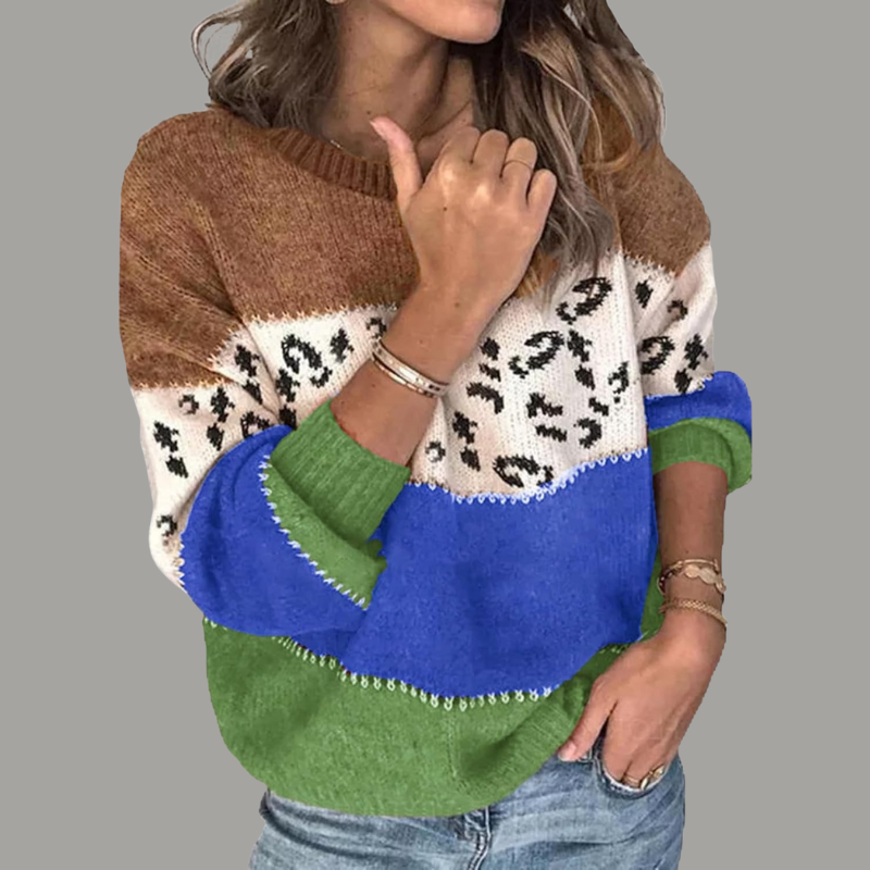 Farah™ - Leopard Print Sweater
