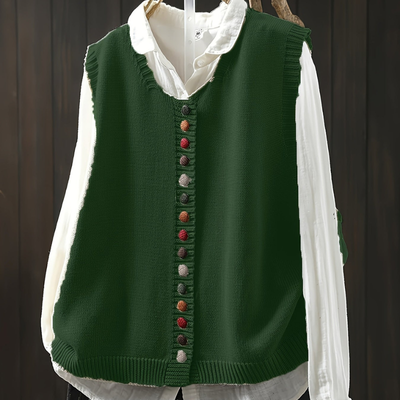Dione™ - Sleeveless Knitted Vest