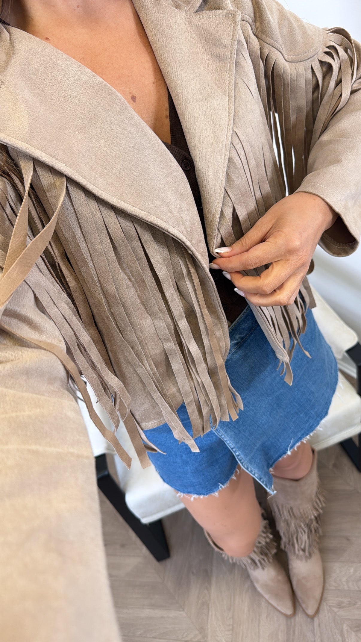 Sierra™ Fringe Suede Jacket