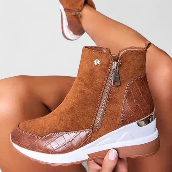 Juris™ - Stylish Zippered Boots