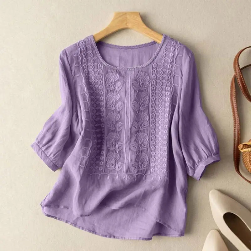 Shiella™ – Embroidered blouse for women