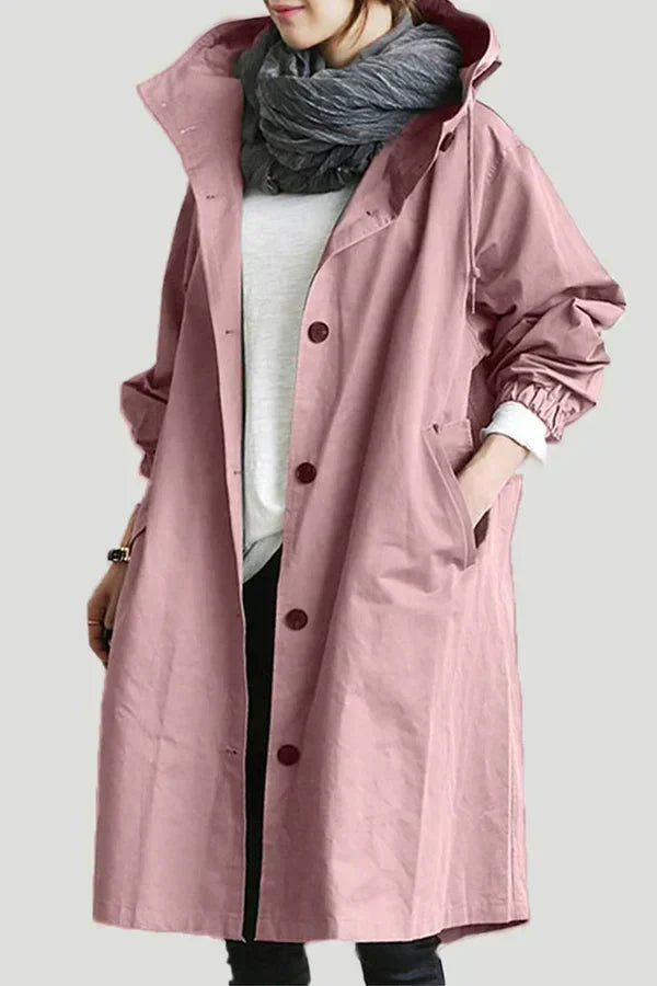 Ama™ - Elegant Water-Repellent Trench Coat