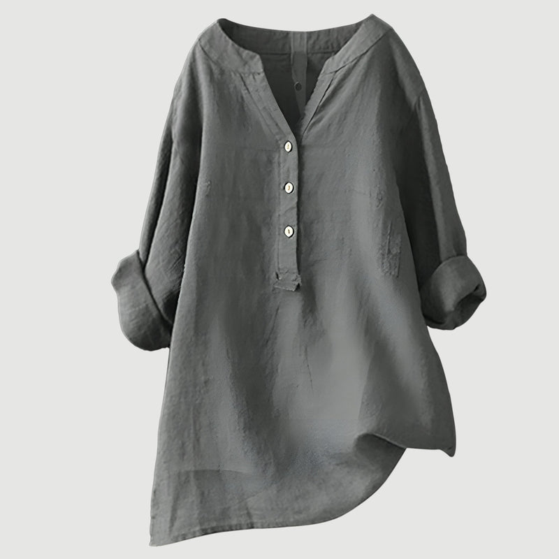 Zarina™ – Comfortable linen blouse