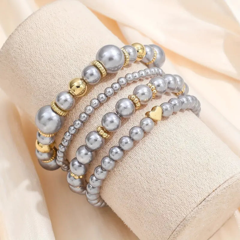 Pearl Harmony Bracelets | Together against Breast Cancer