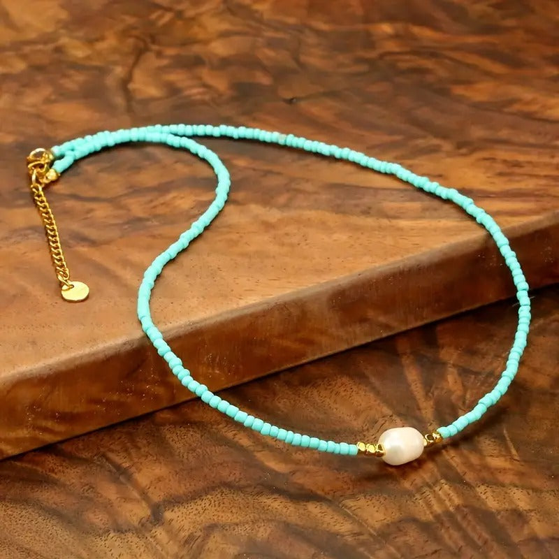Brilliant pearl necklace | Together against diabetes
