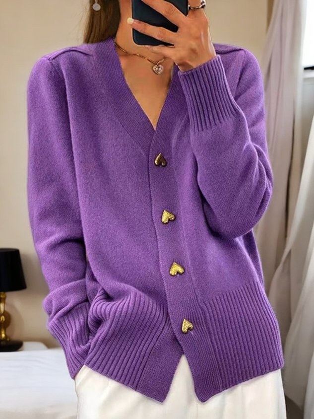 Lucille™- Retro Cashmere Cardigan