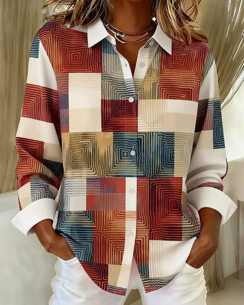 Karin™ - Plaid Button Down Shirt