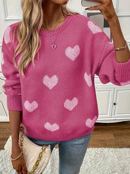 Winter Heart Sweater | Together against Breast Cancer