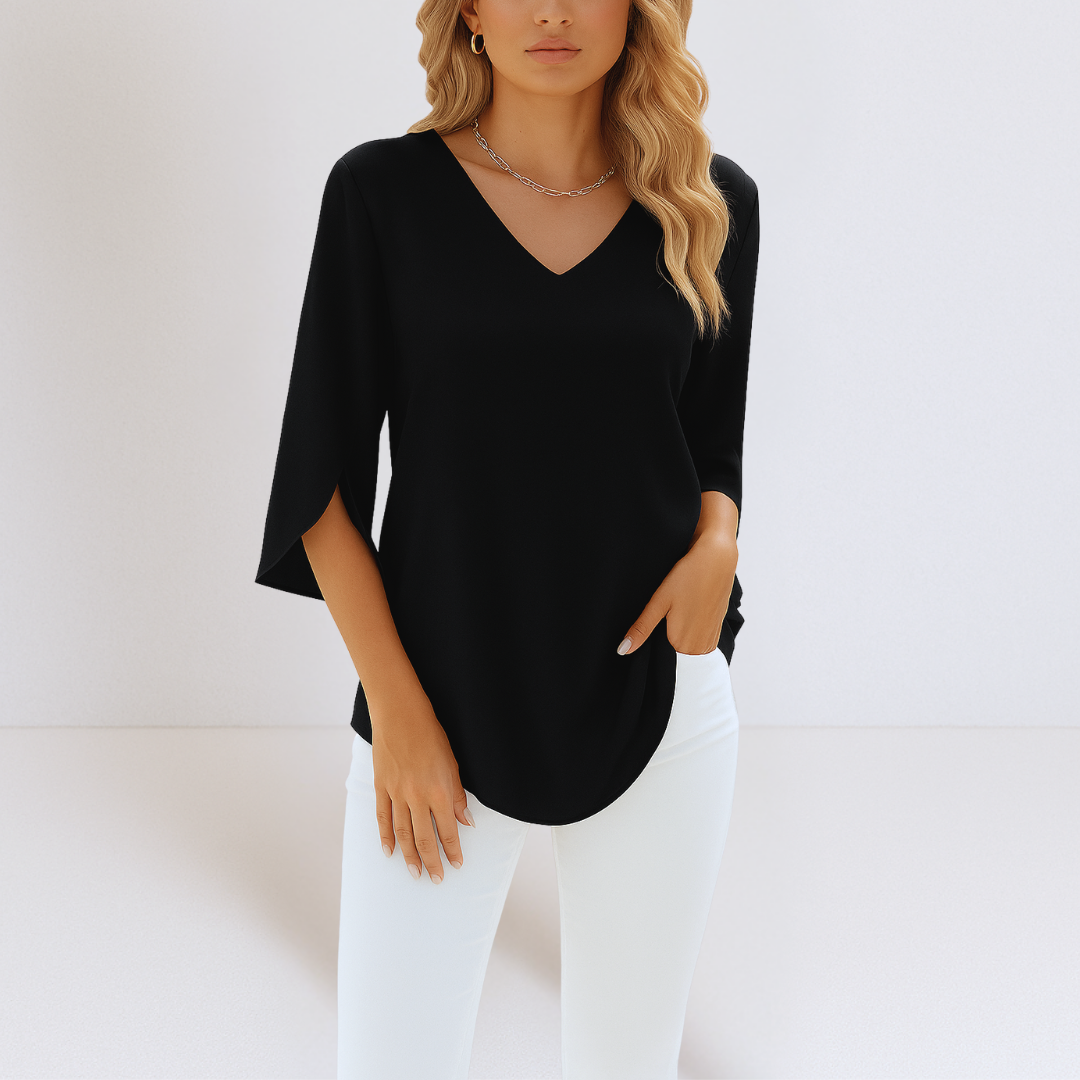 Shiella™ – Women's V-neck blouse