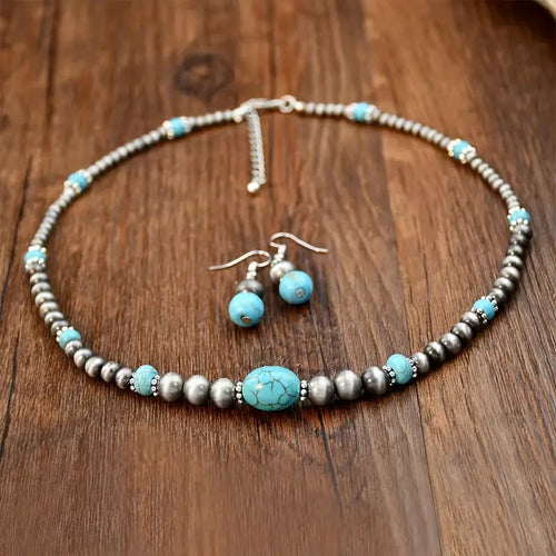 Turquoise Necklace Set | Together against diabetes