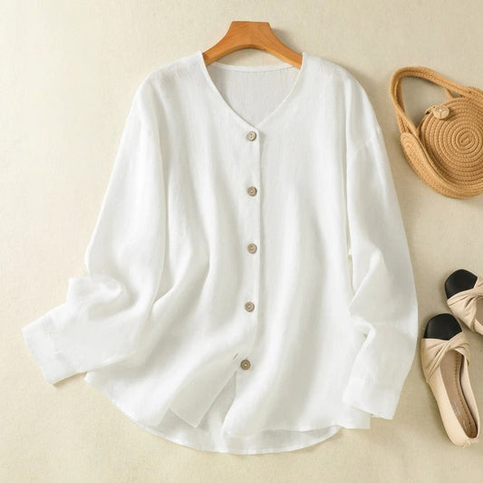 Elizza™ – Thin Linen Top