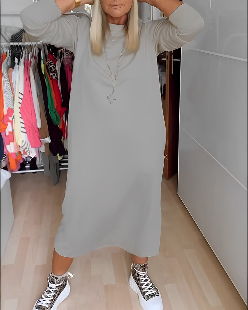 Grace™- Casual Round Neck Dress