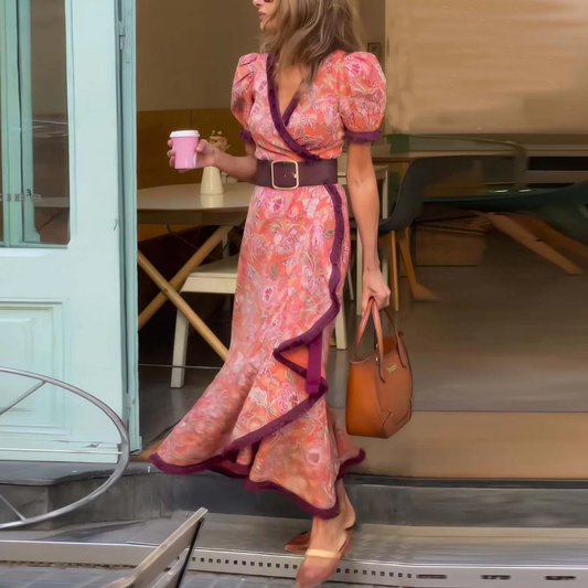 Elodie™ – Pleated wrap dress
