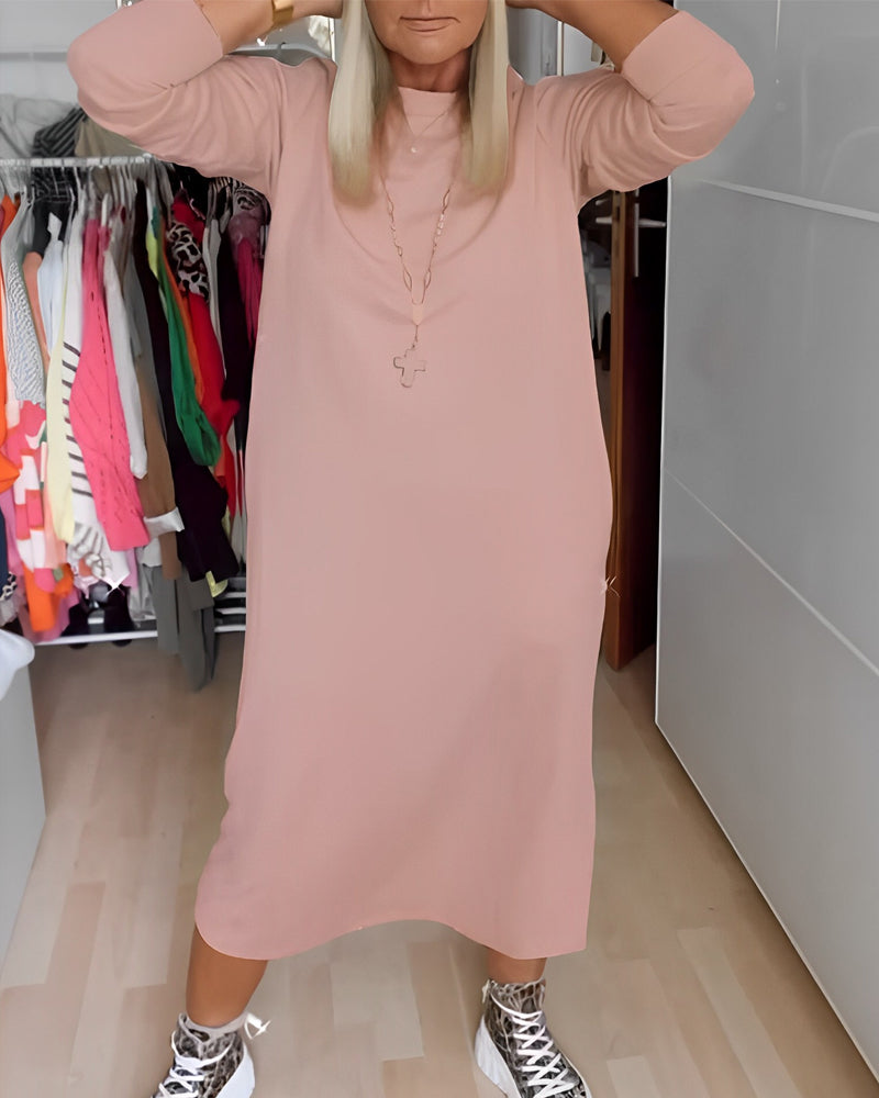 Grace™- Casual Round Neck Dress