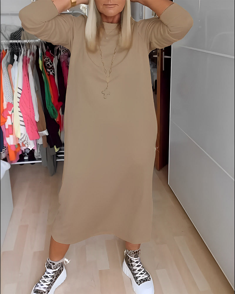 Grace™- Casual Round Neck Dress