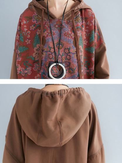 Debra™ - Spliced Long Hooded Dress