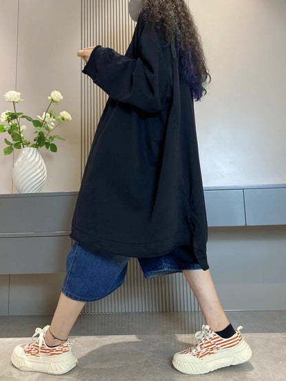 Anita™ - O-Neck Cotton Long Shirt