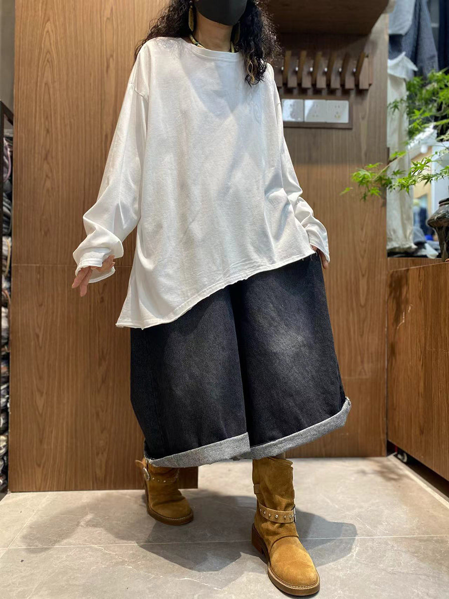 Fanny™ - Cotton O-Neck Shirt