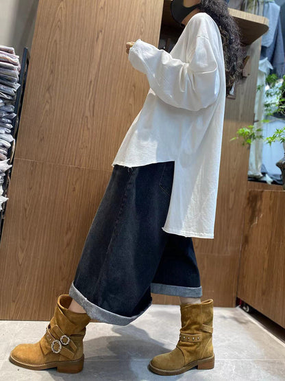 Fanny™ - Cotton O-Neck Shirt