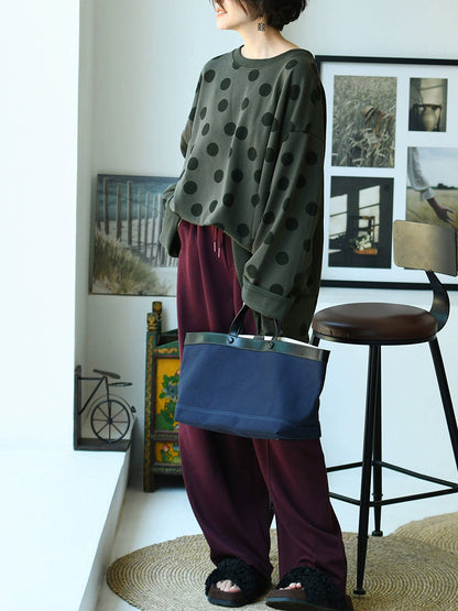 Carly™ - Oversized Polka Dot Sweater