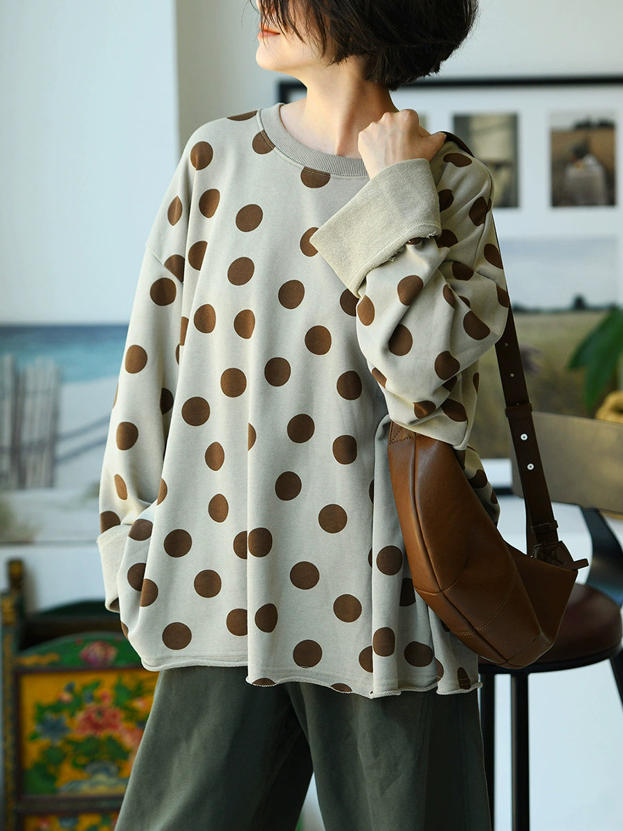 Carly™ - Oversized Polka Dot Sweater