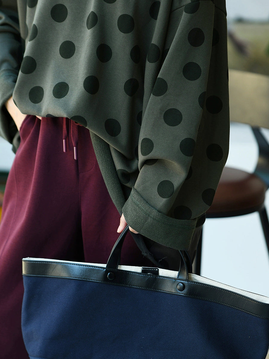 Carly™ - Oversized Polka Dot Sweater