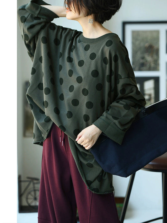 Carly™ - Oversized Polka Dot Sweater