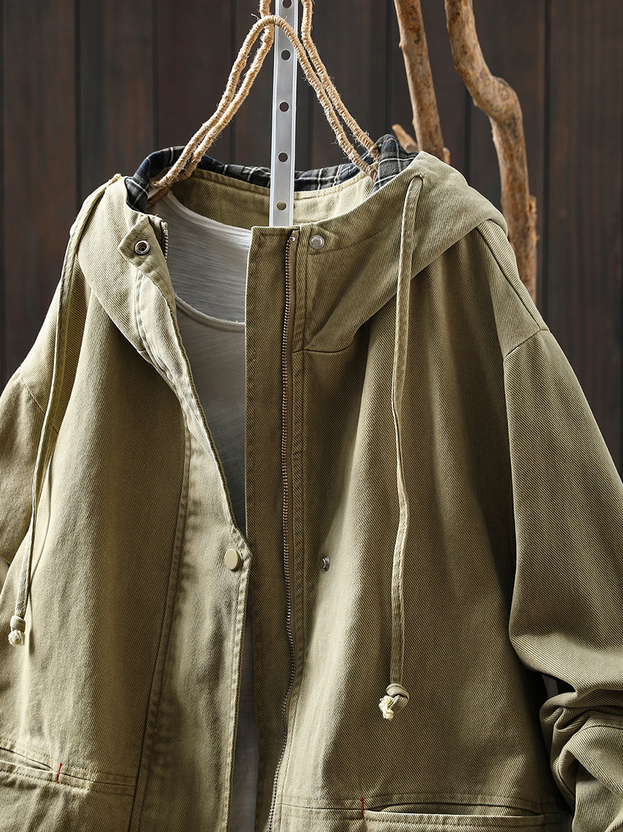 Faith™ - Hooded Cotton Jacket