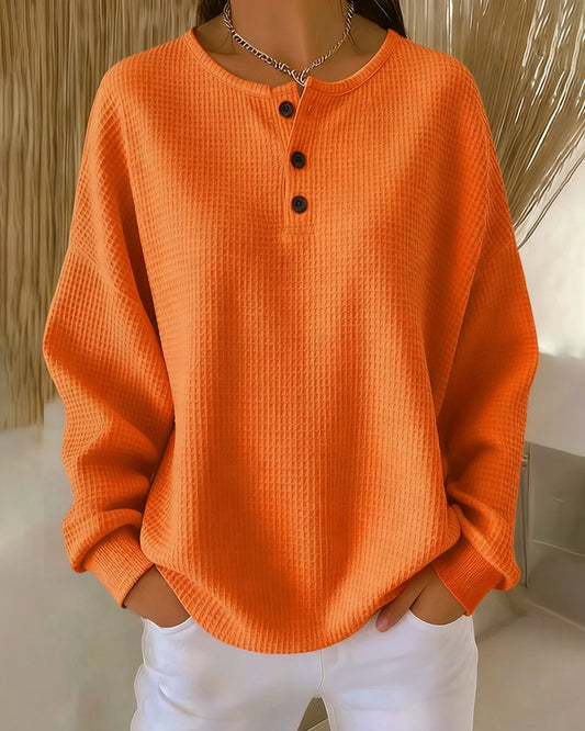 Helen™ - Casual Solid Color Sweatshirt
