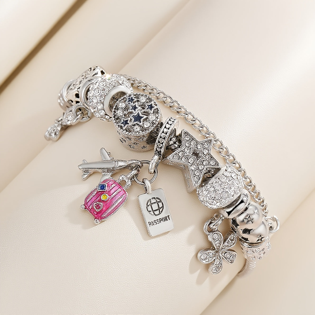 Wanderlust Charm Bracelet | Together against Breast Cancer