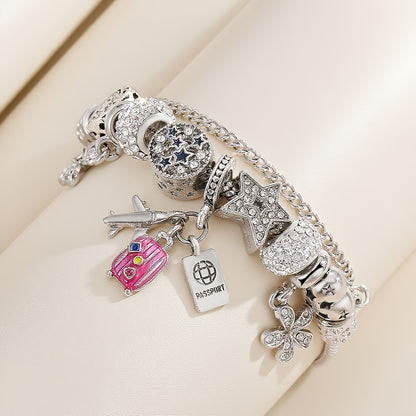 Wanderlust Charm Bracelet | Together against Breast Cancer