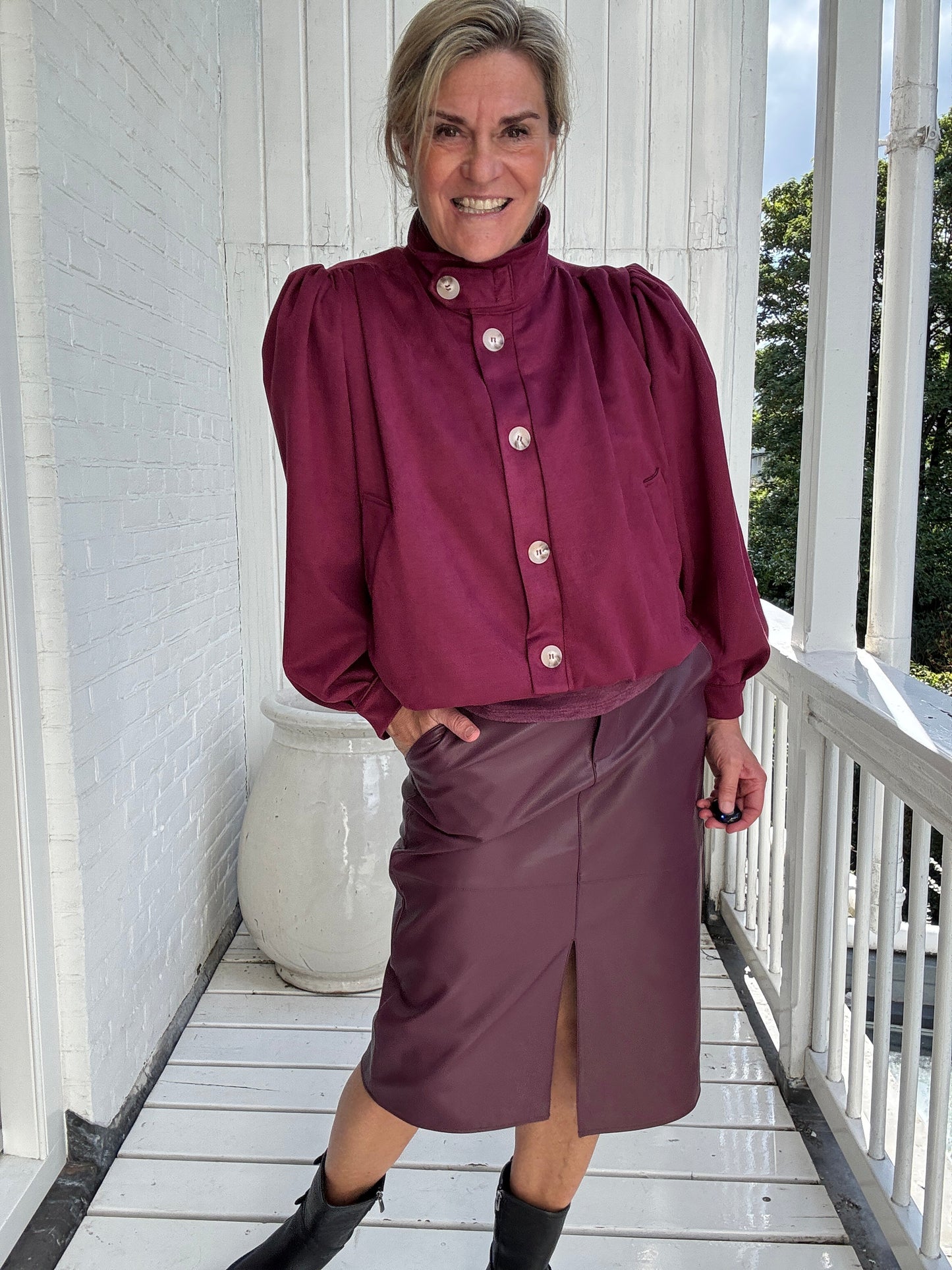 Alaina™ Puff Sleeve Jacket
