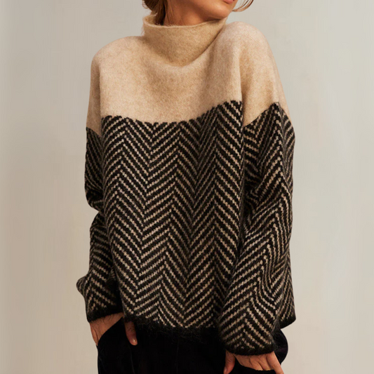 Margaret™- Cotton Turtleneck Sweater