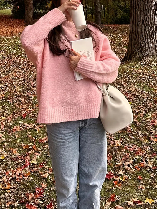 Cozy Autumn Sweater | Together against Breast Cancer