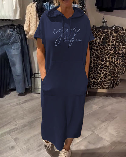 Sheeka™ – Casual hoodie dress for women