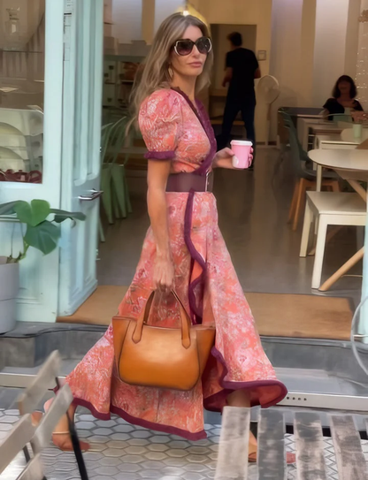 Elodie™ – Pleated wrap dress