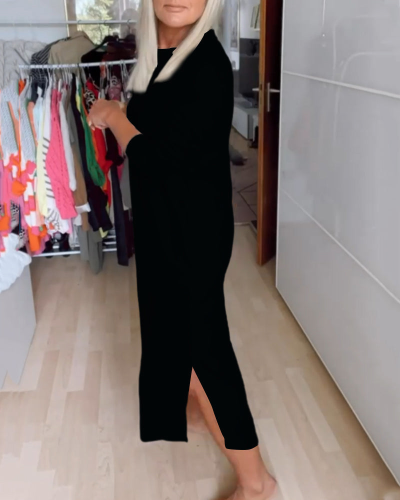 Grace™- Casual Round Neck Dress