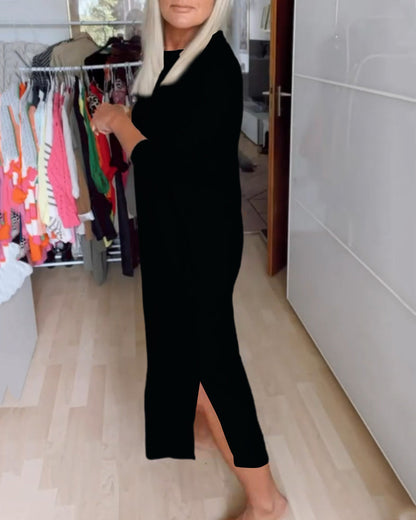 Grace™- Casual Round Neck Dress