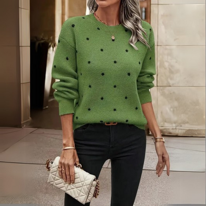 Ava™ Soft Polka Dot Sweater
