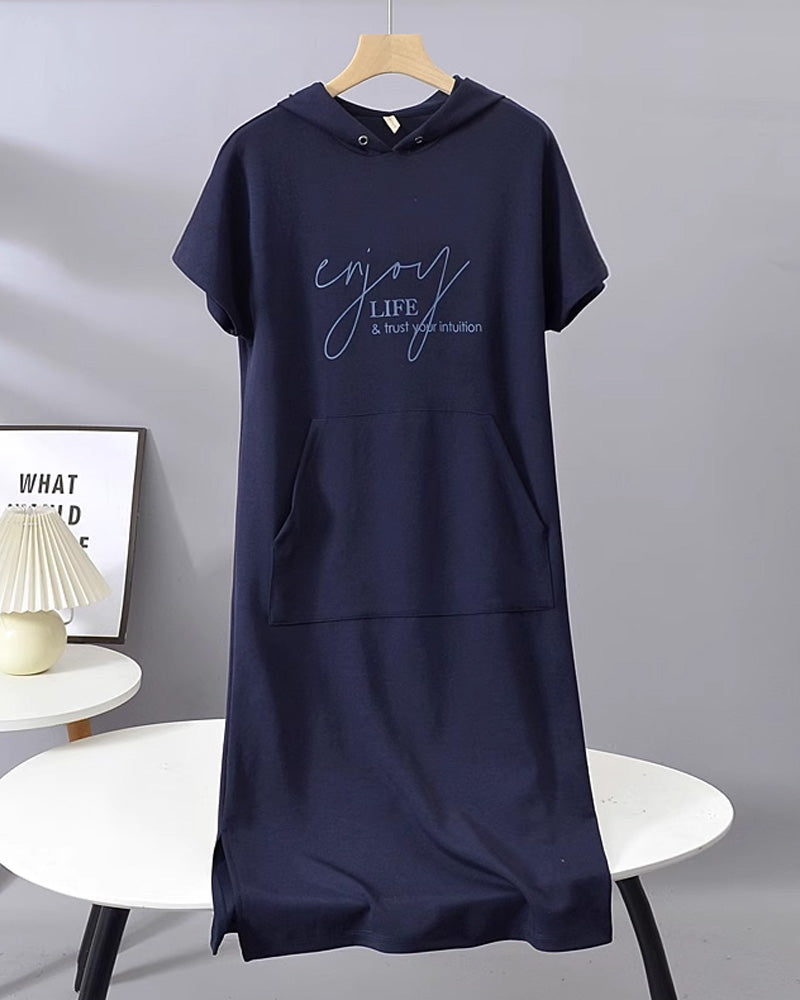 Sheeka™ – Casual hoodie dress for women