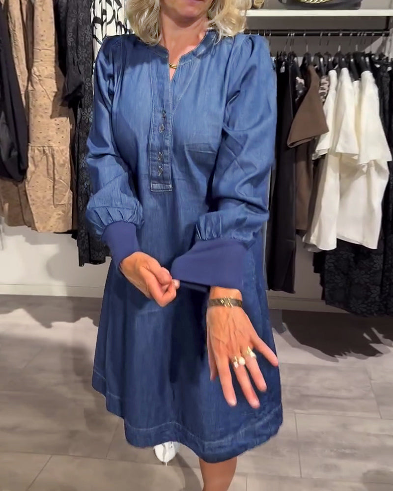 Danica™ - Longsleve Midi Dress