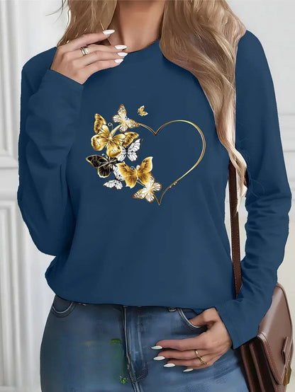 Butterfly Heart Sweatshirt | Together Against Diabetes