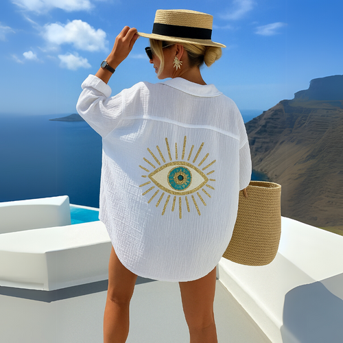 Annemiek™ | Relaxed Ibiza-style blouse